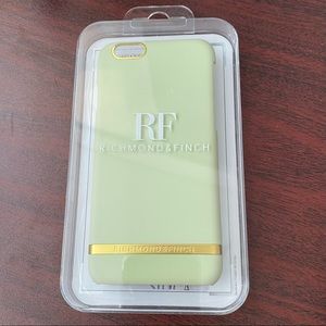 Richmond and Finch mint and gold iPhone 6/6s case